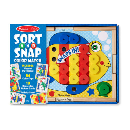 Melissa & Doug Sort & Snap Color Match