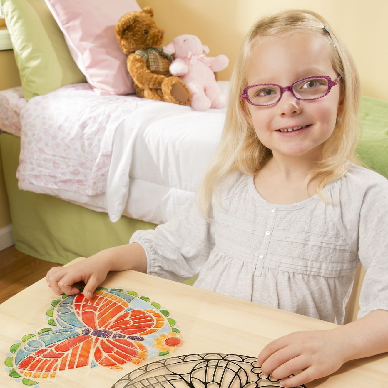 Melissa & Doug Stained Glass Made Easy - Butterfly