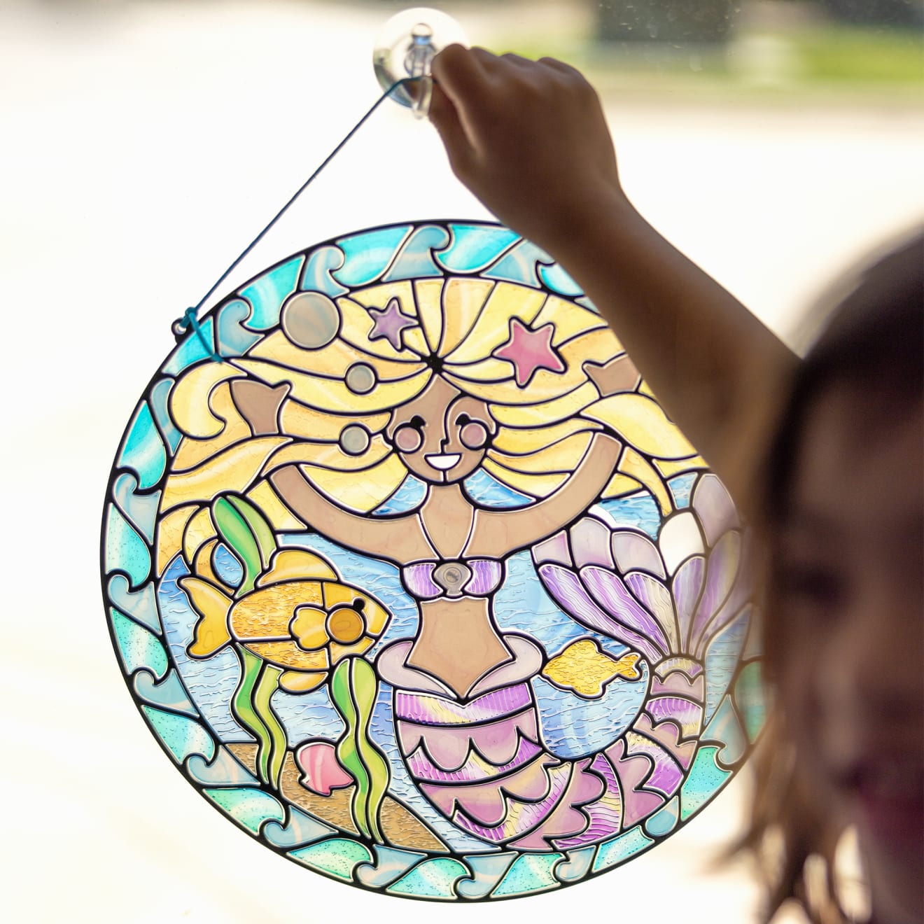 Melissa & Doug Stained Glass Made Easy - Mermaid