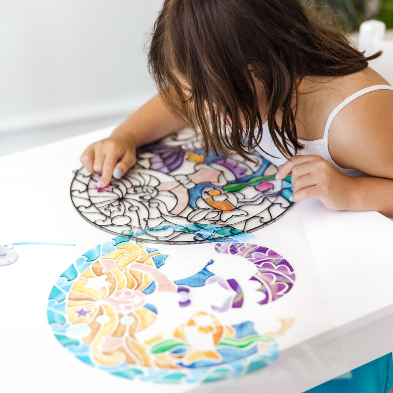 Melissa & Doug Stained Glass Made Easy - Mermaid