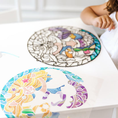 Melissa & Doug Stained Glass Made Easy - Mermaid