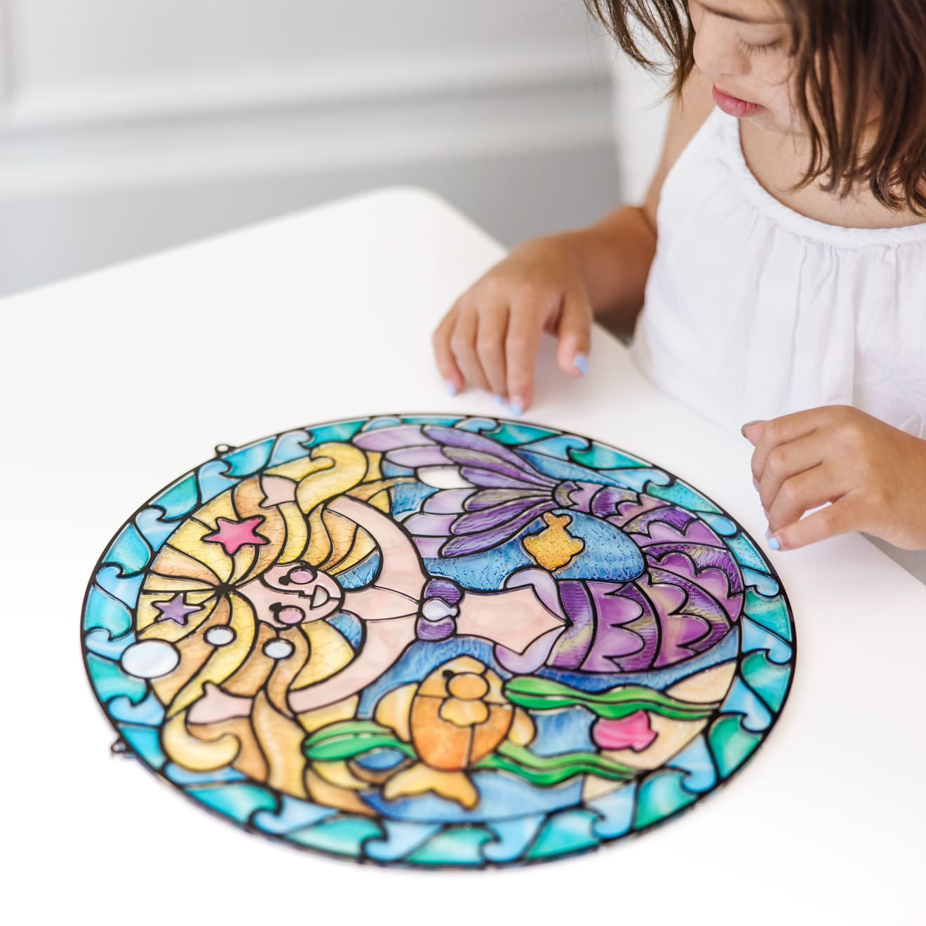 Melissa & Doug Stained Glass Made Easy - Mermaid