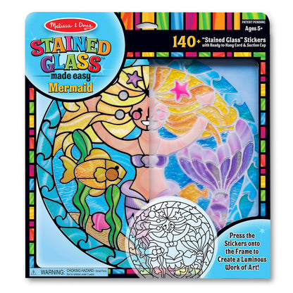 Melissa & Doug Stained Glass Made Easy - Mermaid