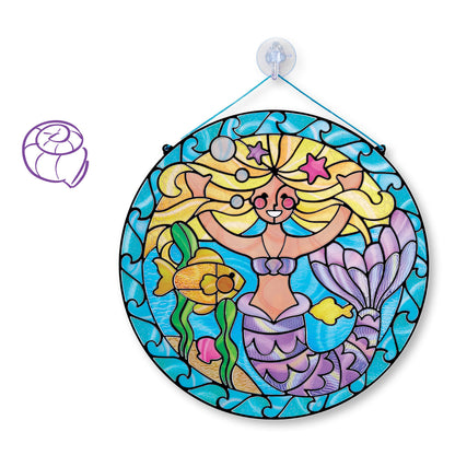 Melissa & Doug Stained Glass Made Easy - Mermaid