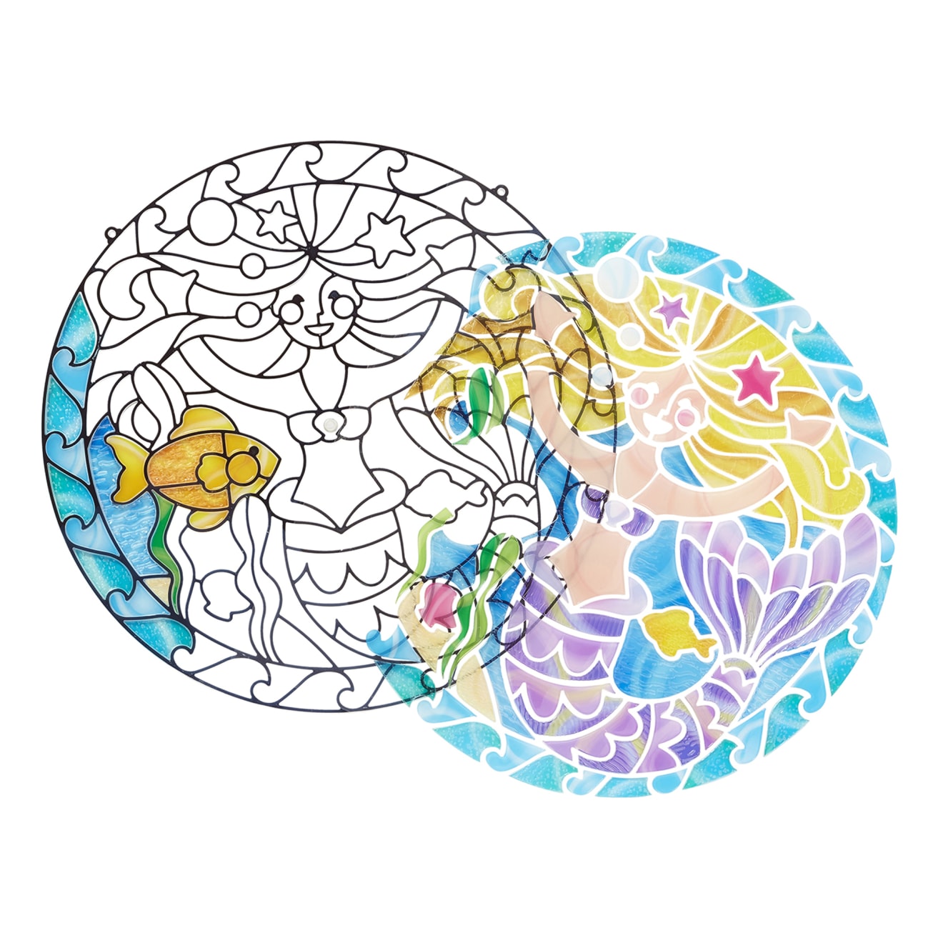 Melissa & Doug Stained Glass Made Easy - Mermaid