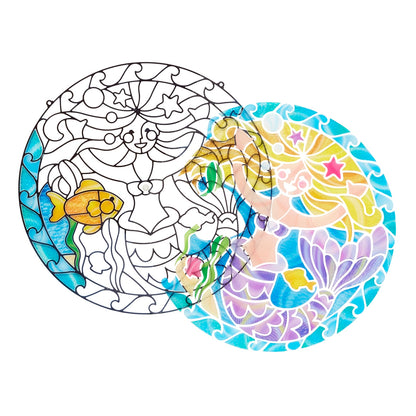 Melissa & Doug Stained Glass Made Easy - Mermaid