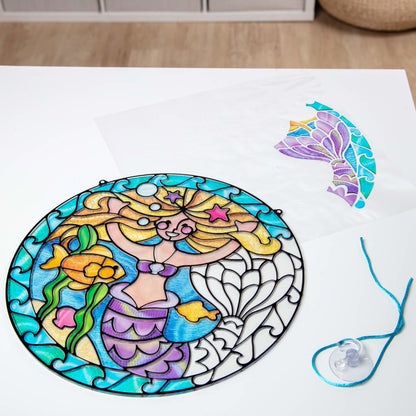 Melissa & Doug Stained Glass Made Easy - Mermaid