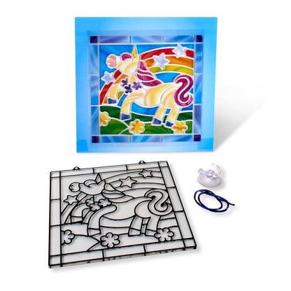 Melissa & Doug Stained Glass Made Easy - Unicorn