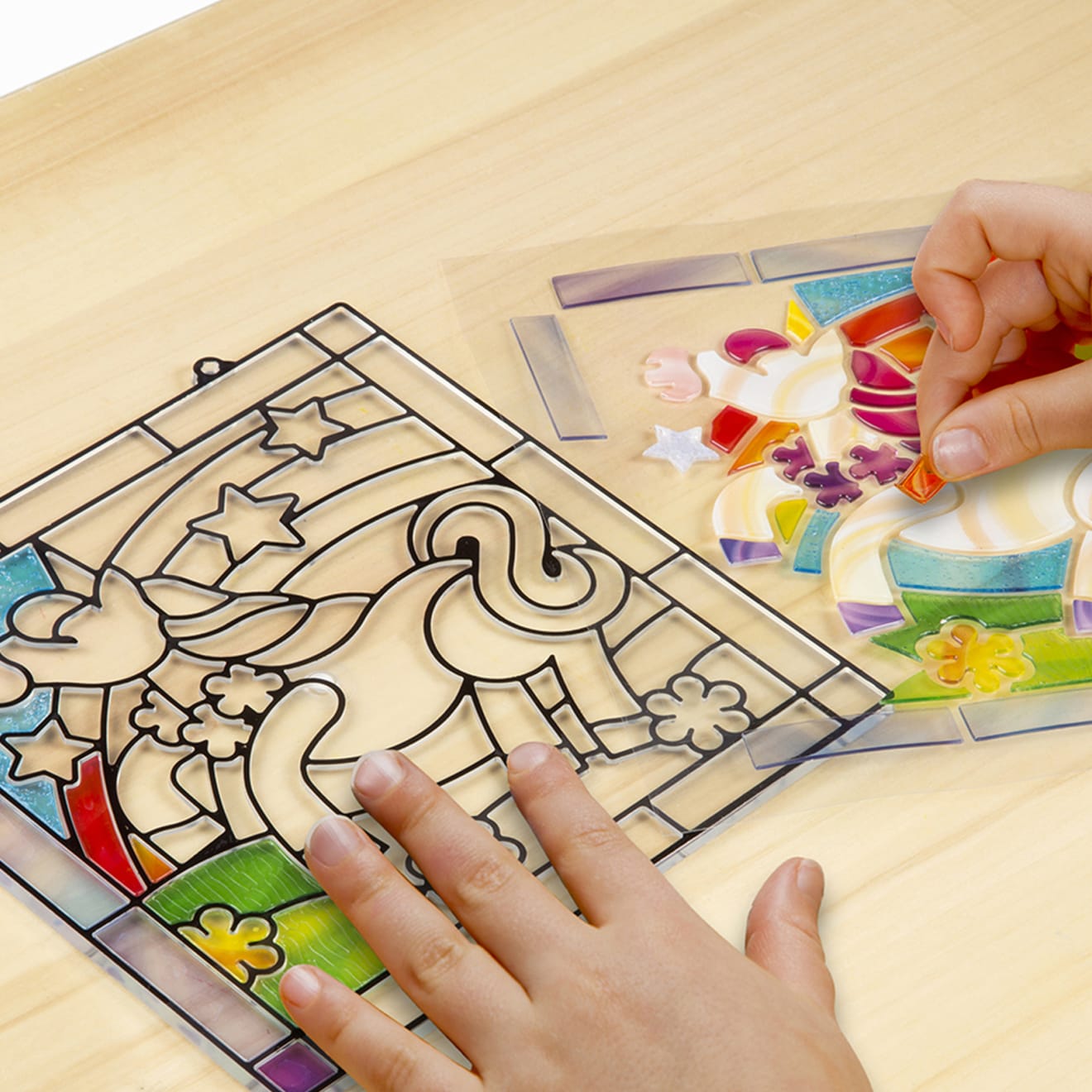 Melissa & Doug Stained Glass Made Easy - Unicorn