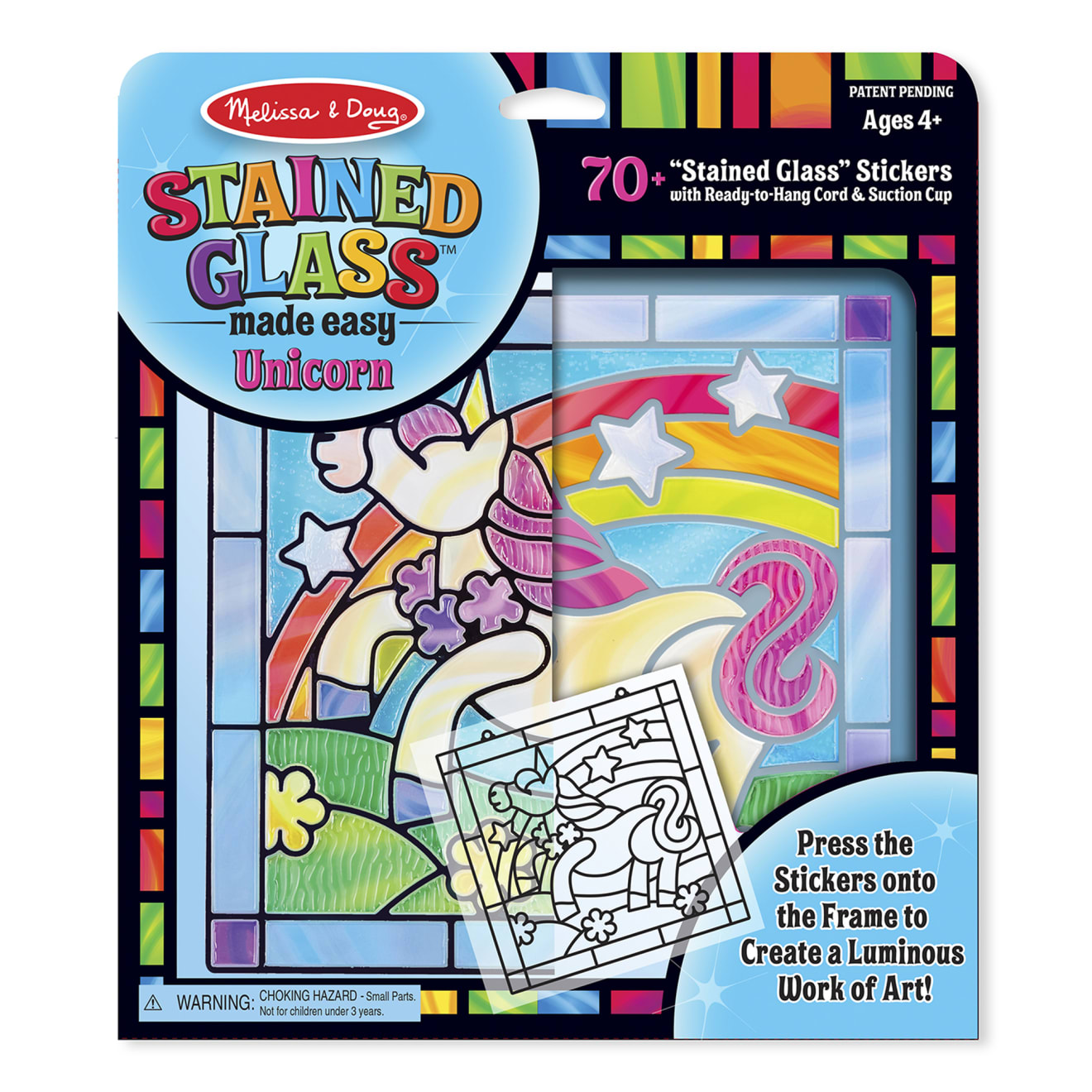 Melissa & Doug Stained Glass Made Easy - Unicorn