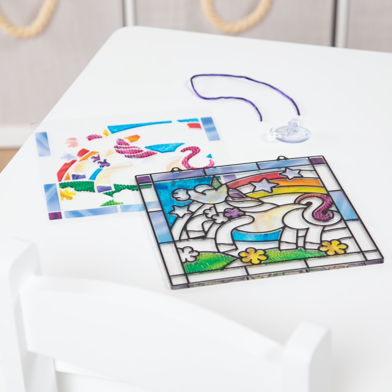Melissa & Doug Stained Glass Made Easy - Unicorn