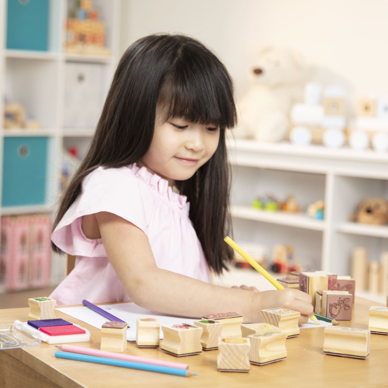 Melissa & Doug Stamp-a-Scene Fairy Garden