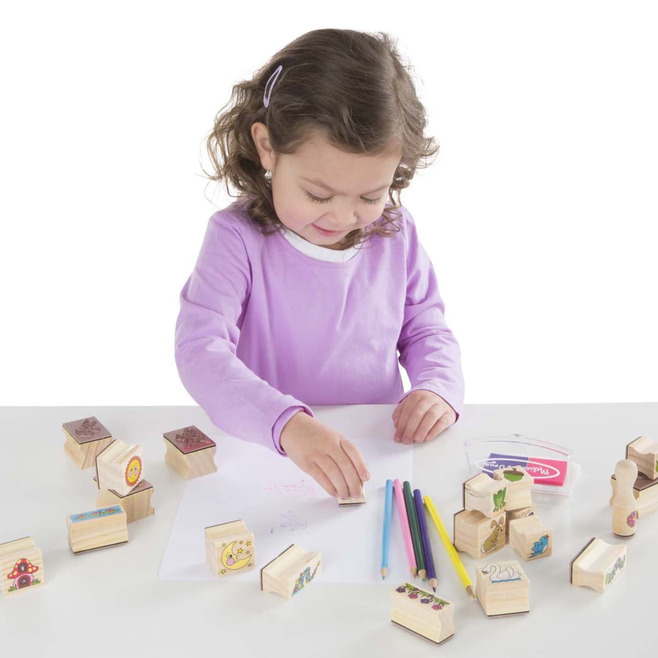 Melissa & Doug Stamp-a-Scene Fairy Garden