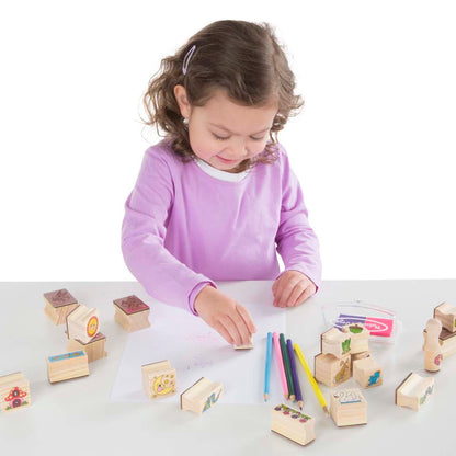 Melissa & Doug Stamp-a-Scene Fairy Garden