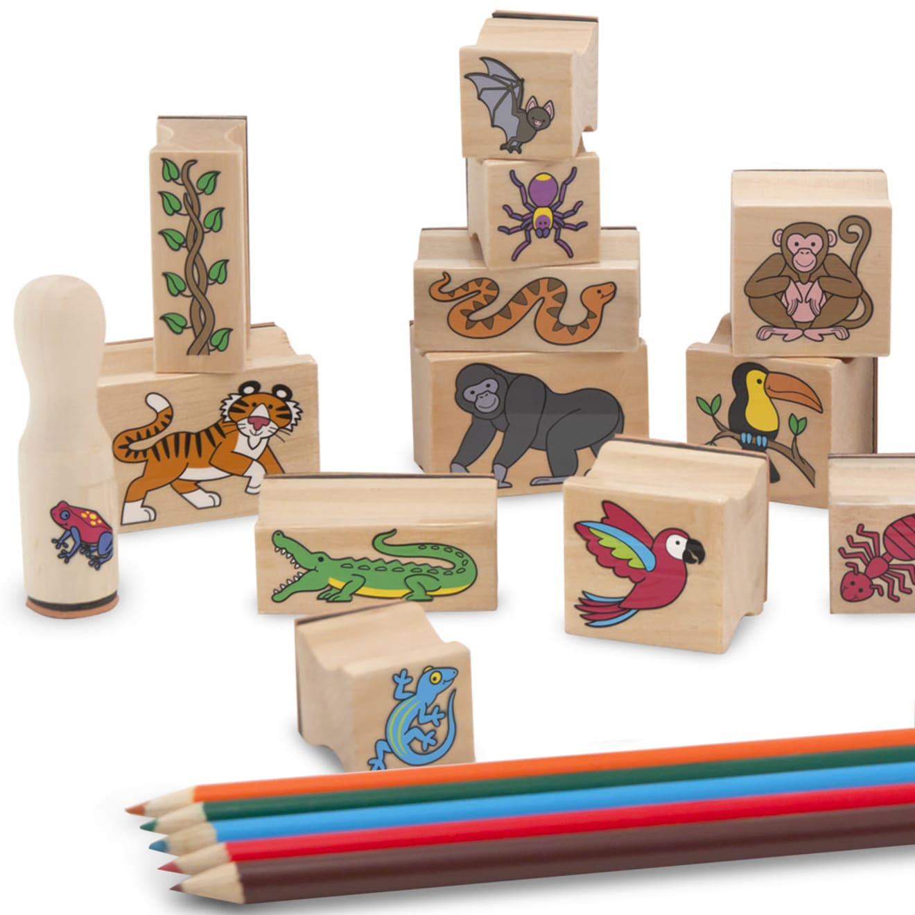 Melissa & Doug Stamp-a-Scene Rain Forest