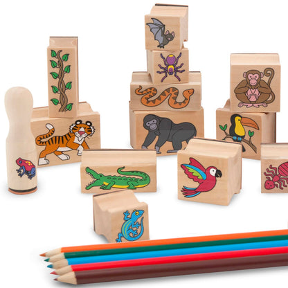 Melissa & Doug Stamp-a-Scene Rain Forest