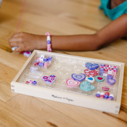 Melissa & Doug Created By Me! Heart Beads Wooden Bead Kit