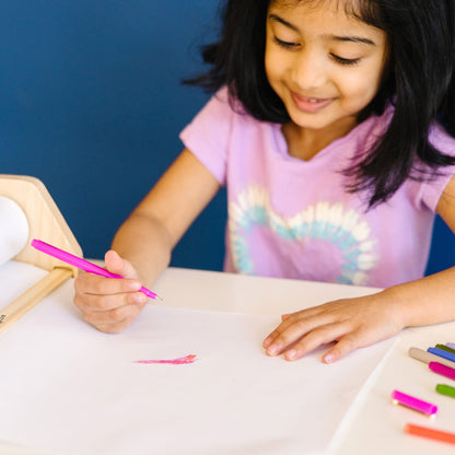 Melissa & Doug Wooden Tabletop Paper Roll Dispenser