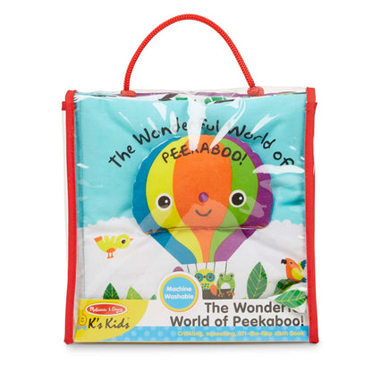 Melissa & Doug Soft Activity Book - The Wonderful World Of Peekaboo!