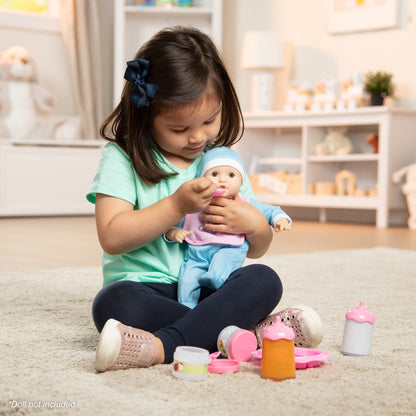 Melissa & Doug Mine To Love - Baby Food & Bottle Set