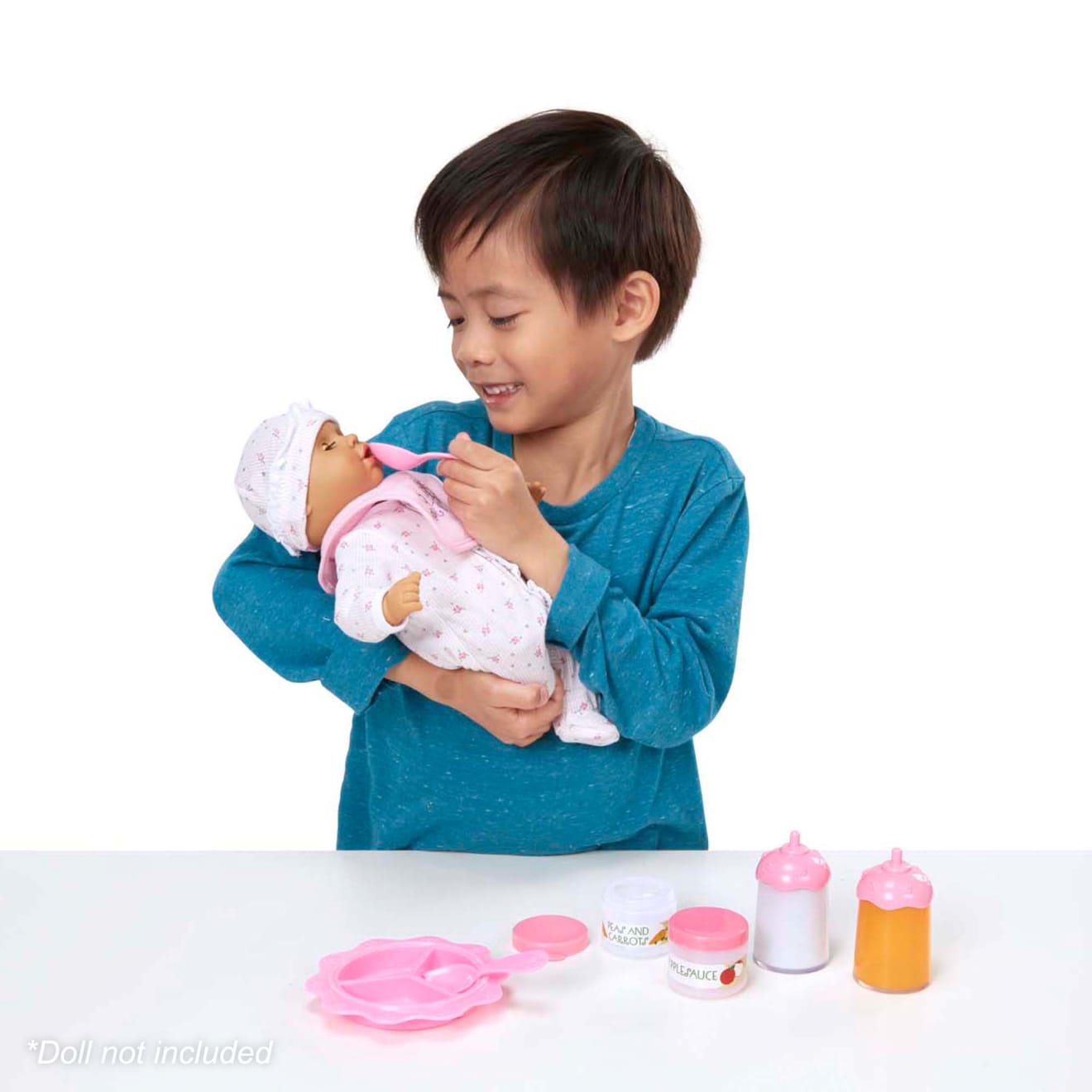Melissa & Doug Mine To Love - Baby Food & Bottle Set