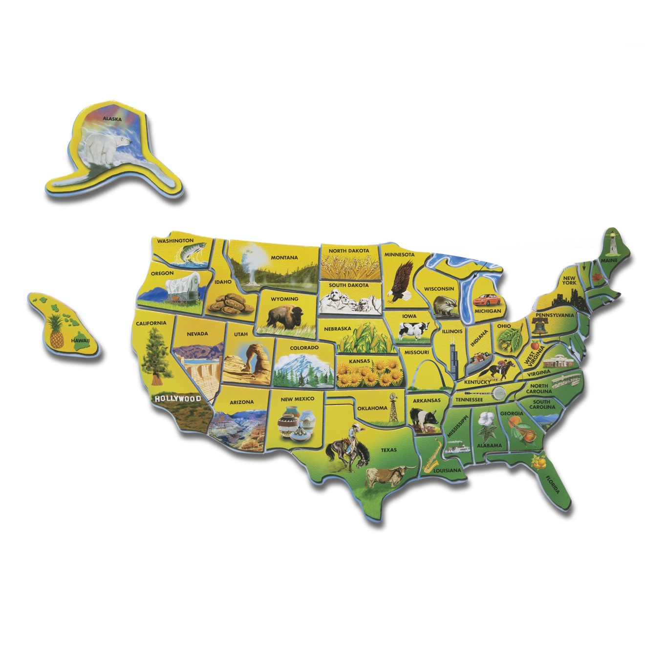 Melissa & Doug U.S.A. Map Wooden Puzzle