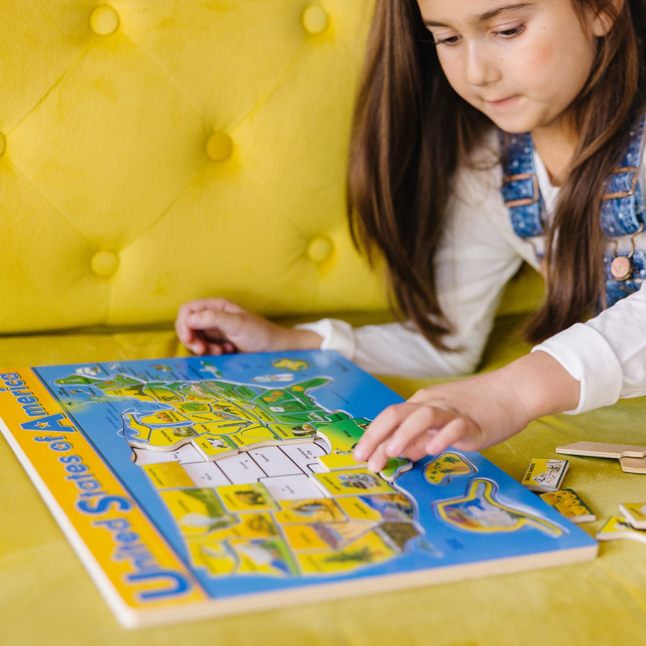Melissa & Doug U.S.A. Map Wooden Puzzle