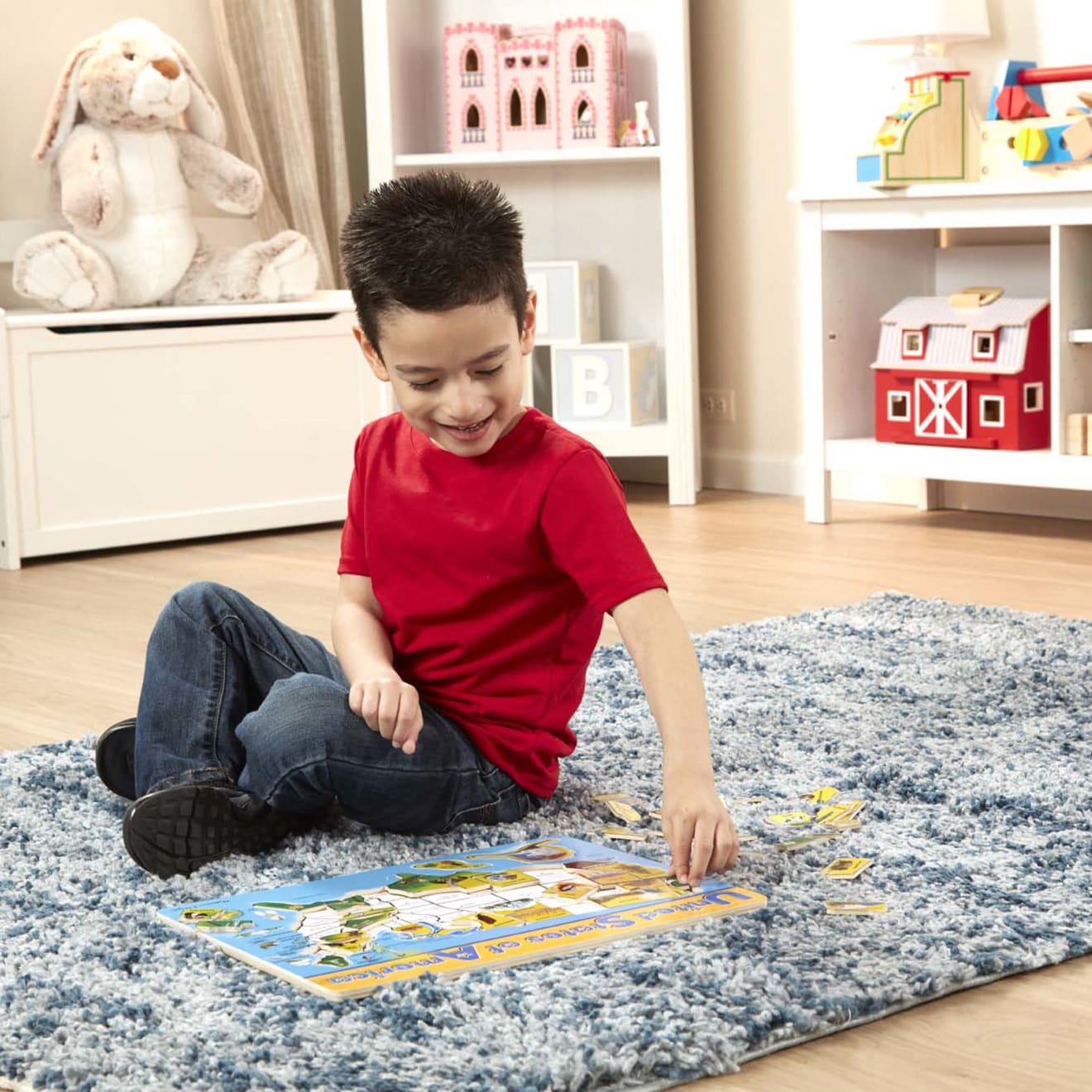 Melissa & Doug U.S.A. Map Wooden Puzzle