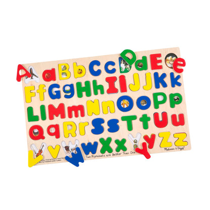 Melissa & Doug Upper & Lower Case Alphabet Puzzle