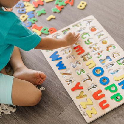 Melissa & Doug Upper & Lower Case Alphabet Puzzle