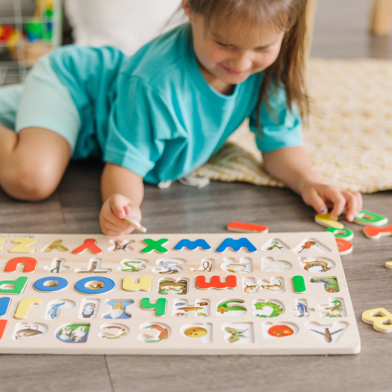 Melissa & Doug Upper & Lower Case Alphabet Puzzle