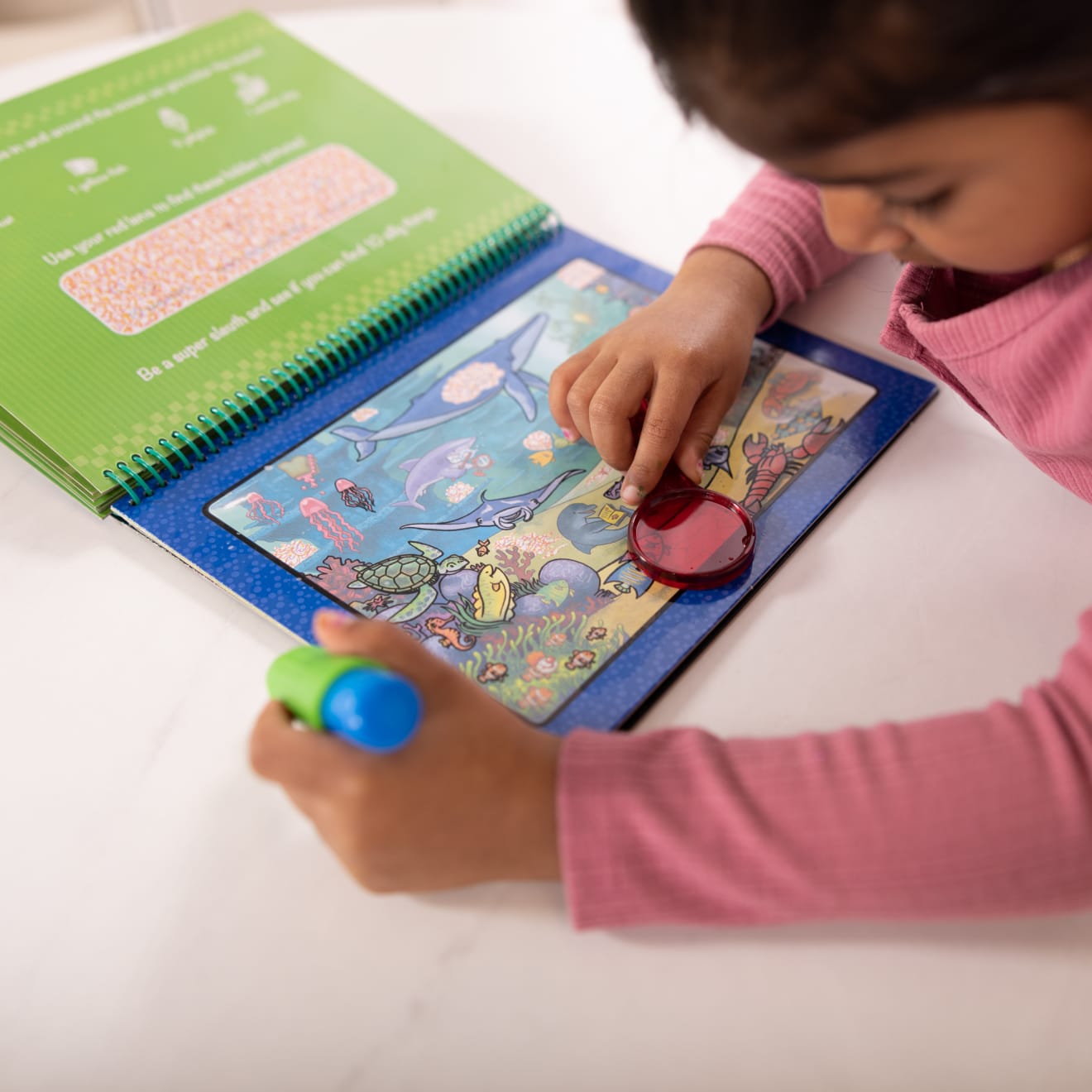 Melissa & Doug Water Wow! Animal Antics Deluxe Water-Reveal Pad - On The Go Travel Activity