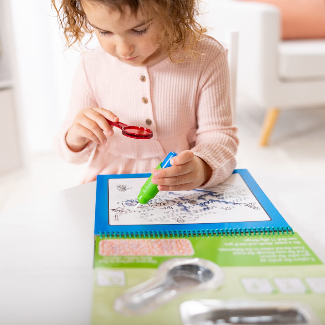 Melissa & Doug Water Wow! Animal Antics Deluxe Water-Reveal Pad - On The Go Travel Activity