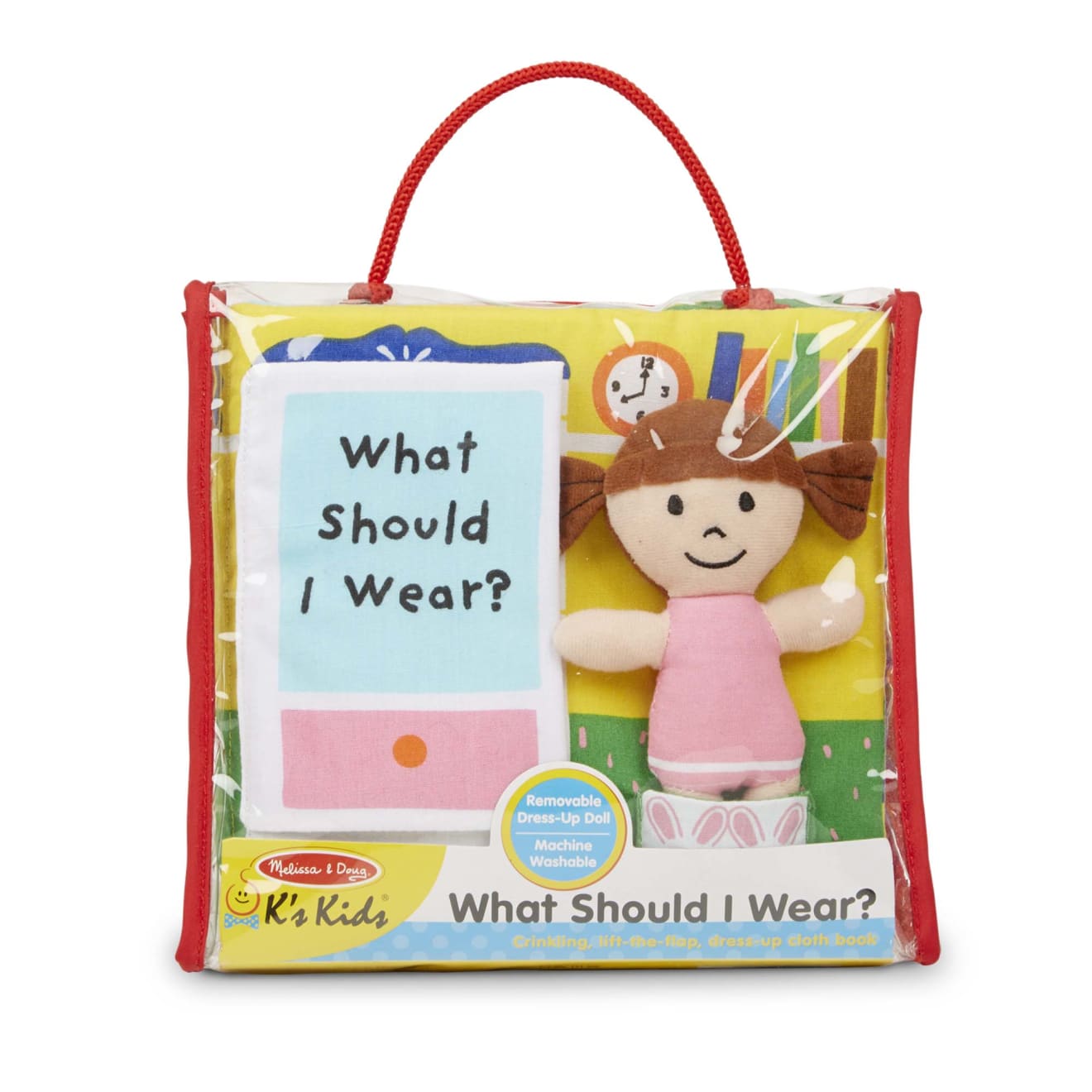 Melissa & Doug Soft Activity Book - What Should I Wear?