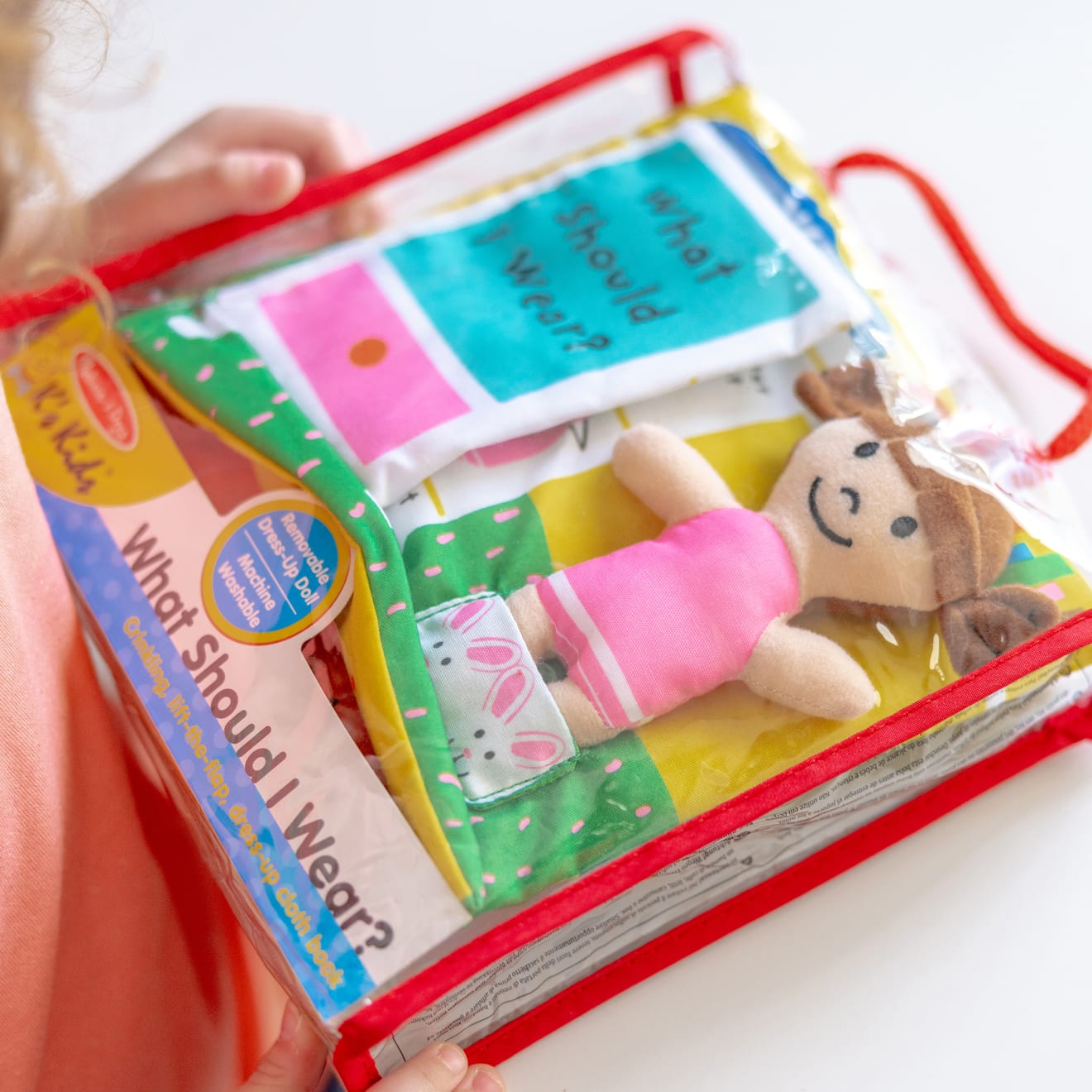 Melissa & Doug Soft Activity Book - What Should I Wear?