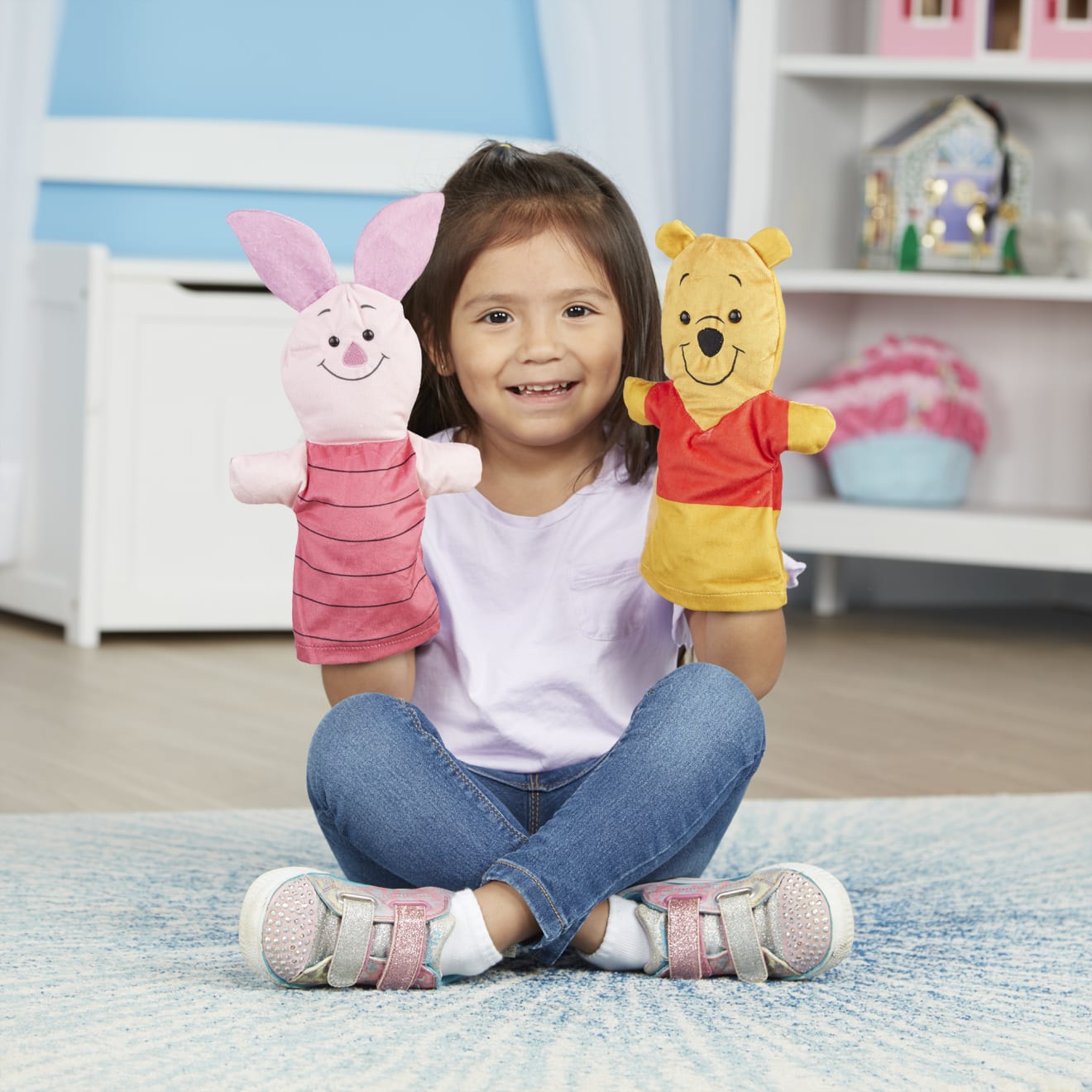 Melissa & Doug Disney Winnie The Pooh Soft & Cuddly Hand Puppets