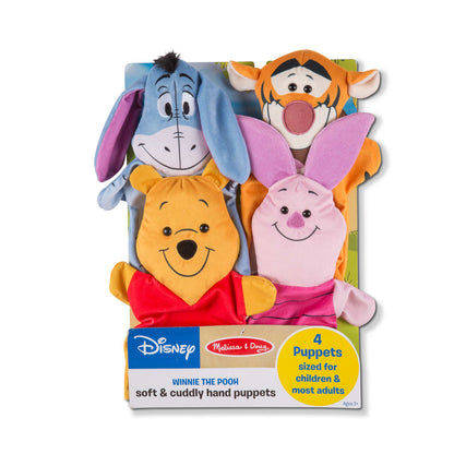 Melissa & Doug Disney Winnie The Pooh Soft & Cuddly Hand Puppets