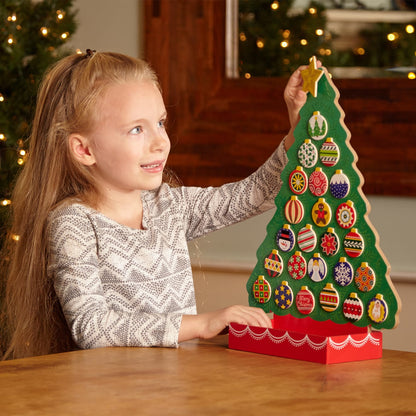 Melissa & Doug Countdown To Christmas Wooden Religious Advent Calendar