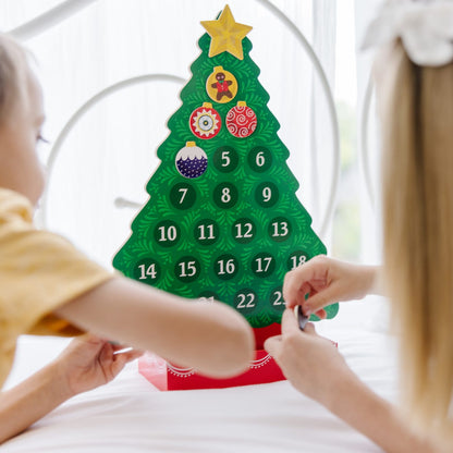 Melissa & Doug Countdown To Christmas Wooden Religious Advent Calendar