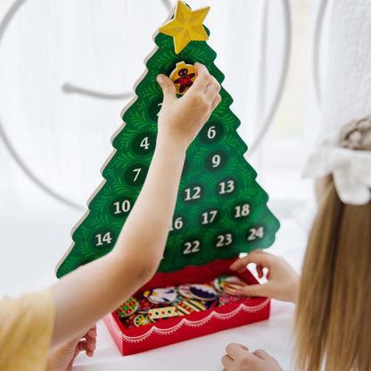 Melissa & Doug Countdown To Christmas Wooden Religious Advent Calendar