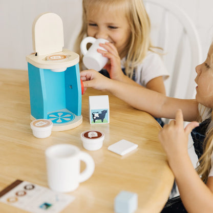 Melissa & Doug Wooden Brew & Serve Coffee Set