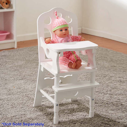 Melissa & Doug Wooden Doll High Chair