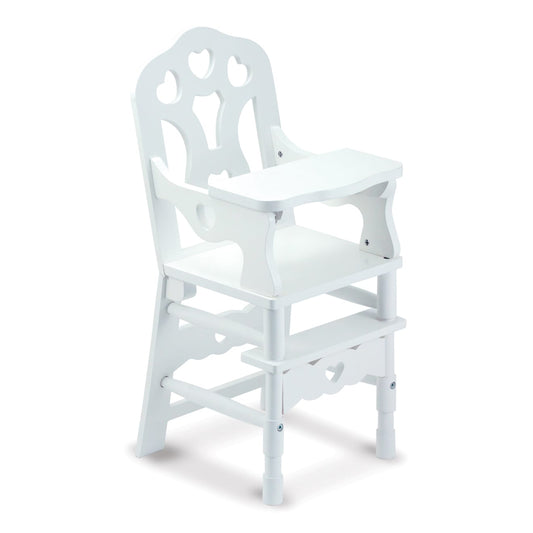 Melissa & Doug Wooden Doll High Chair