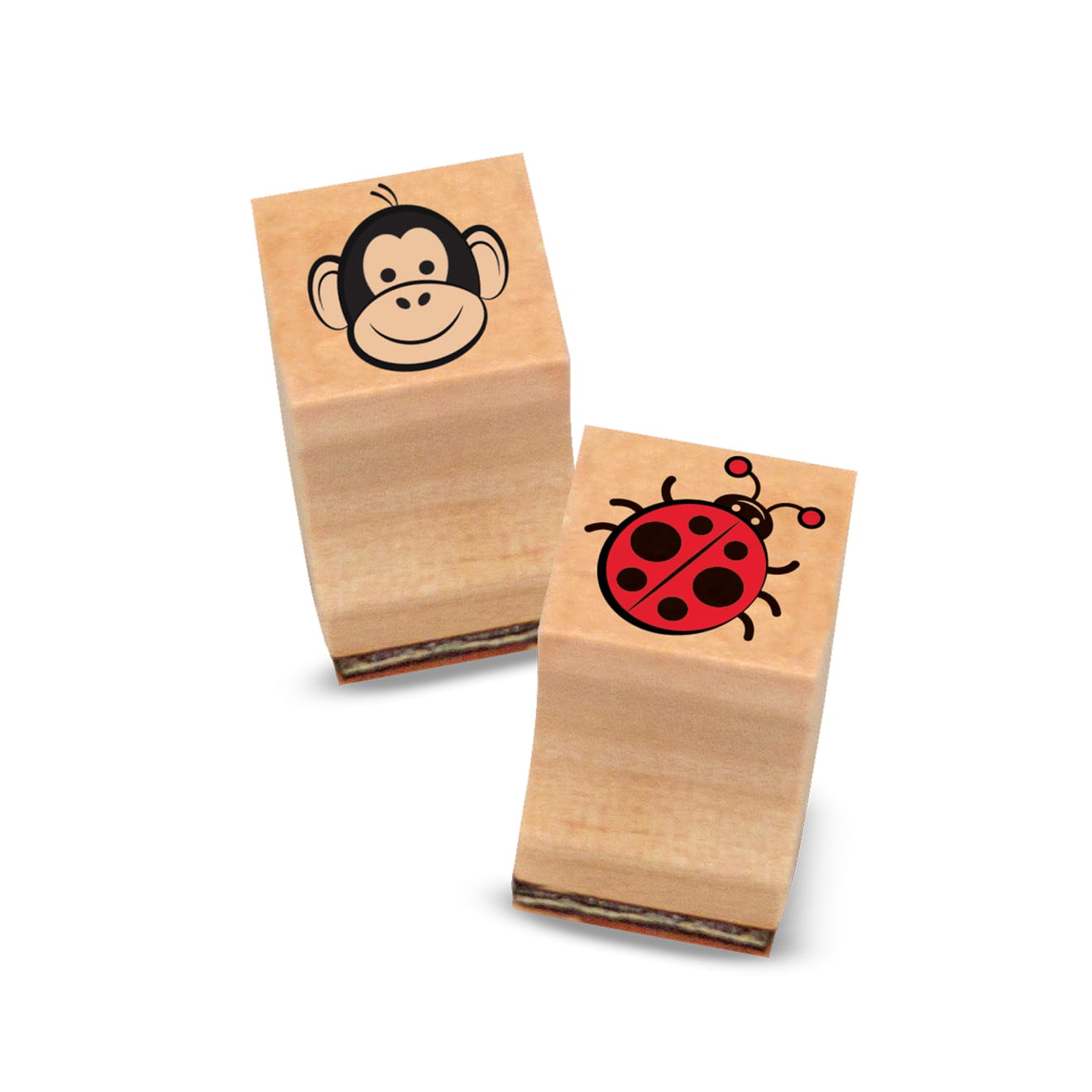 Melissa & Doug Wooden Favorite Things Stamp Set