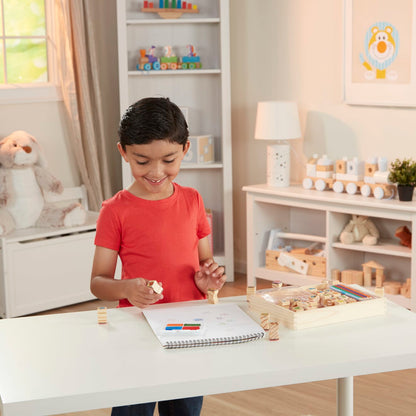 Melissa & Doug Wooden Favorite Things Stamp Set