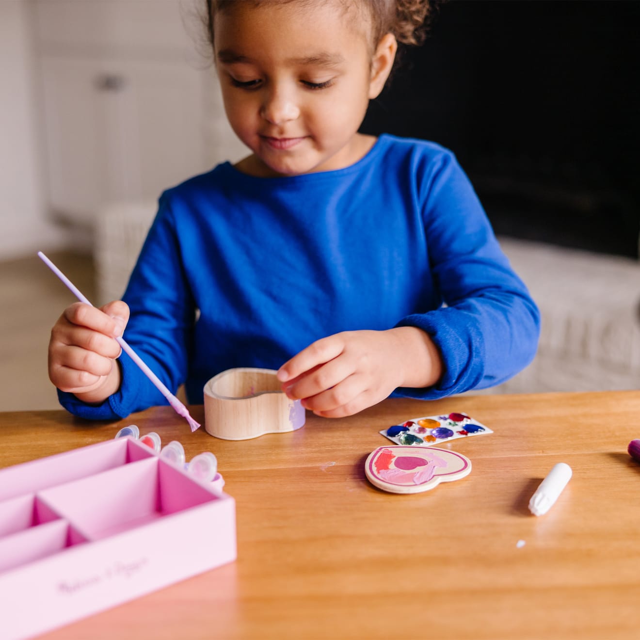 Melissa & Doug Decorate-Your-Own Wooden Heart Box