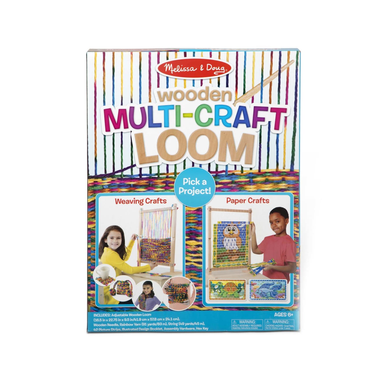 Melissa & Doug Multi-Craft Weaving Loom