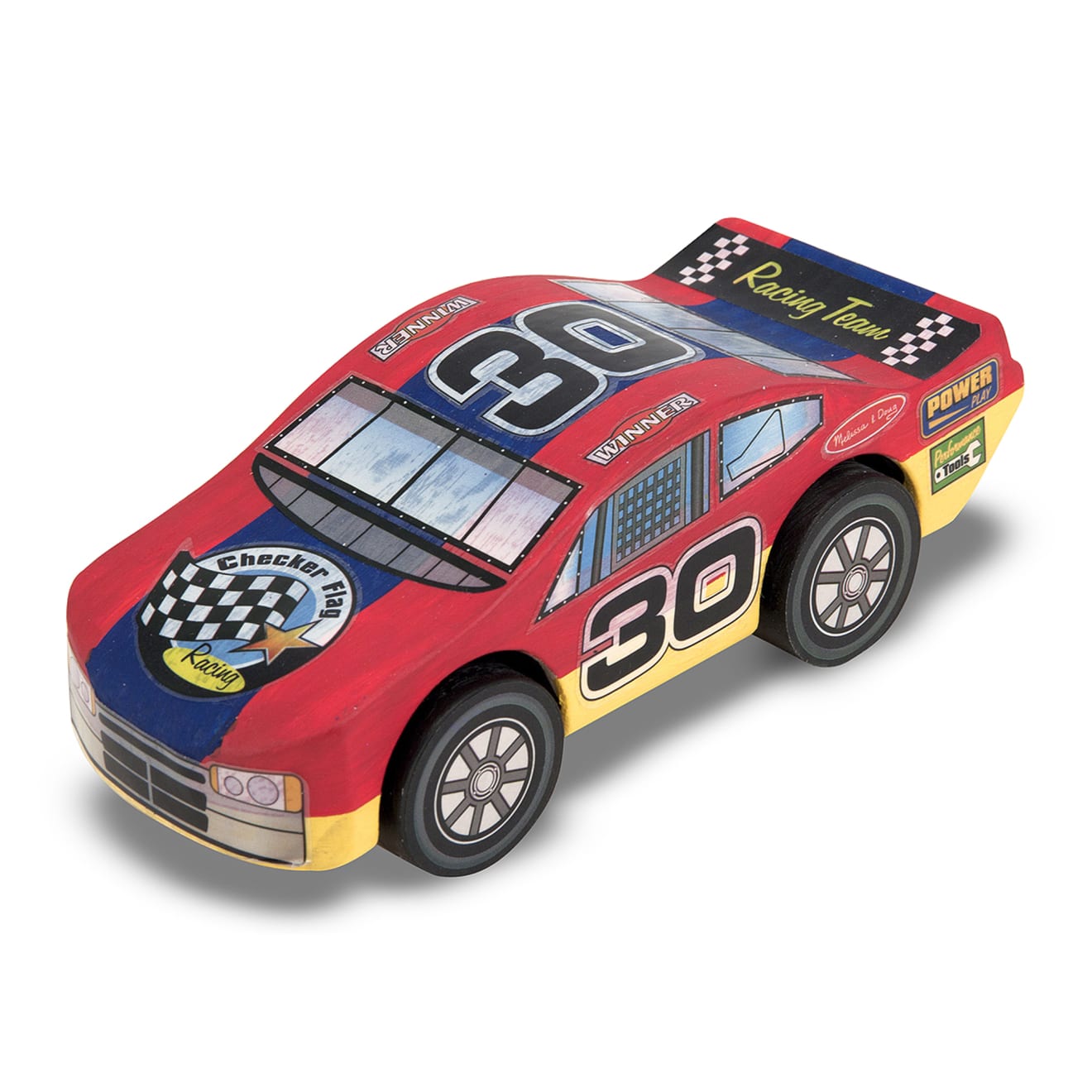 Melissa & Doug Decorate-Your-Own Wooden Race Car