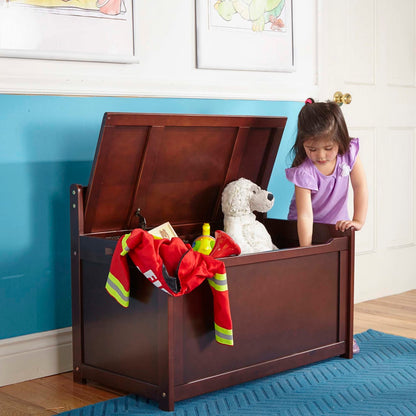 Melissa & Doug Wooden Toy Chest (Espresso)
