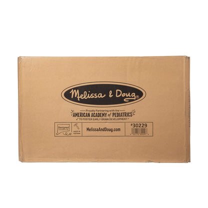 Melissa & Doug Wooden Toy Chest (Espresso)